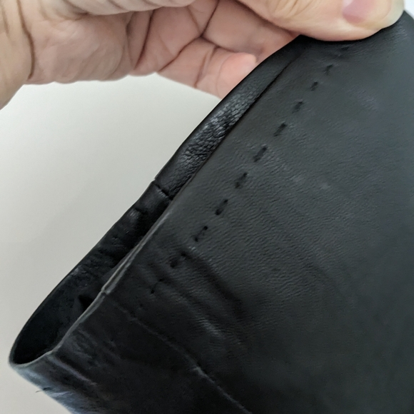 Talbots' leather coat - Picture 12 of 16